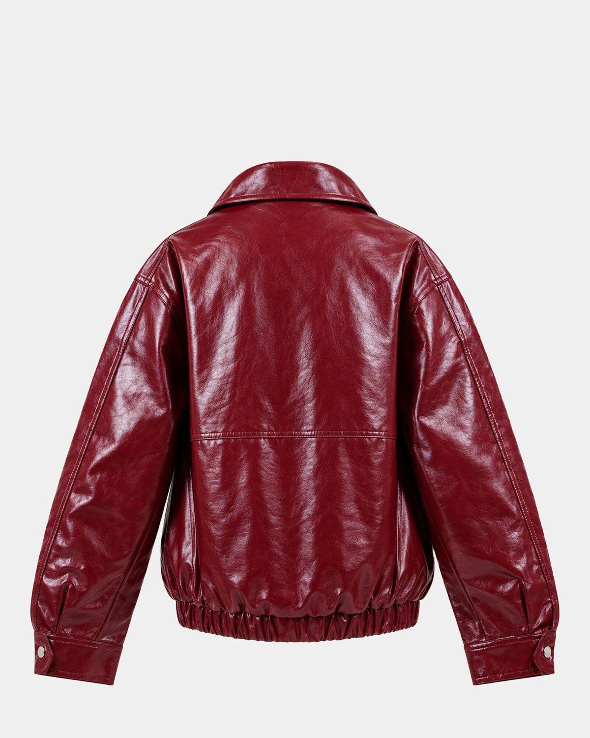 Steve Madden Dave Coat Tops in Burgundy