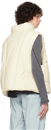 Hyein Seo Beige Padded Reversible Vest