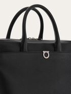 Ferragamo Mens Gancini briefcase in Black