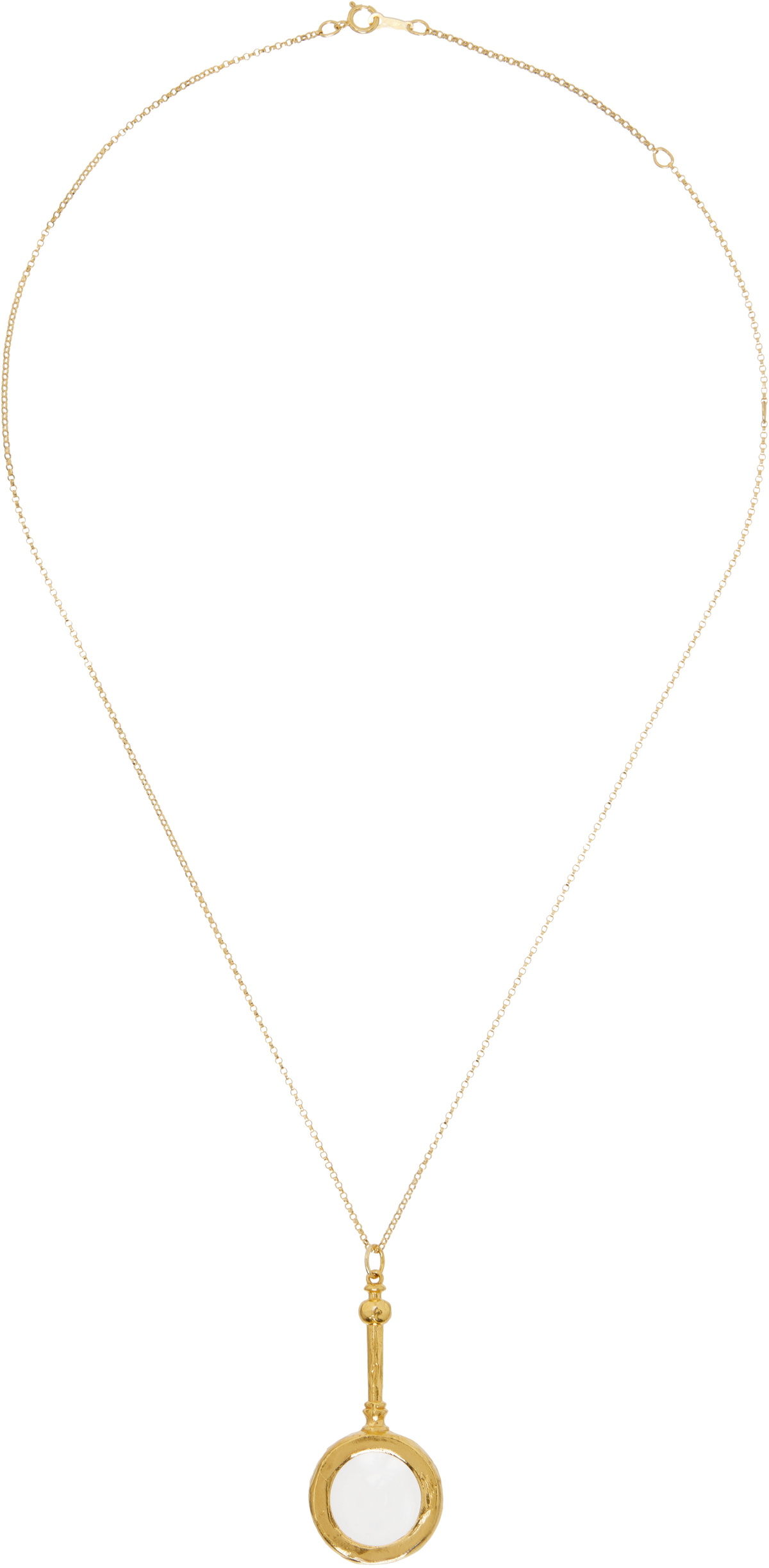 Alighieri Gold 'The Poet’s Lens' Necklace