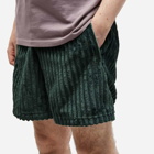 Adidas Men's Contempo Pleated Fleece Short in Mineral Green