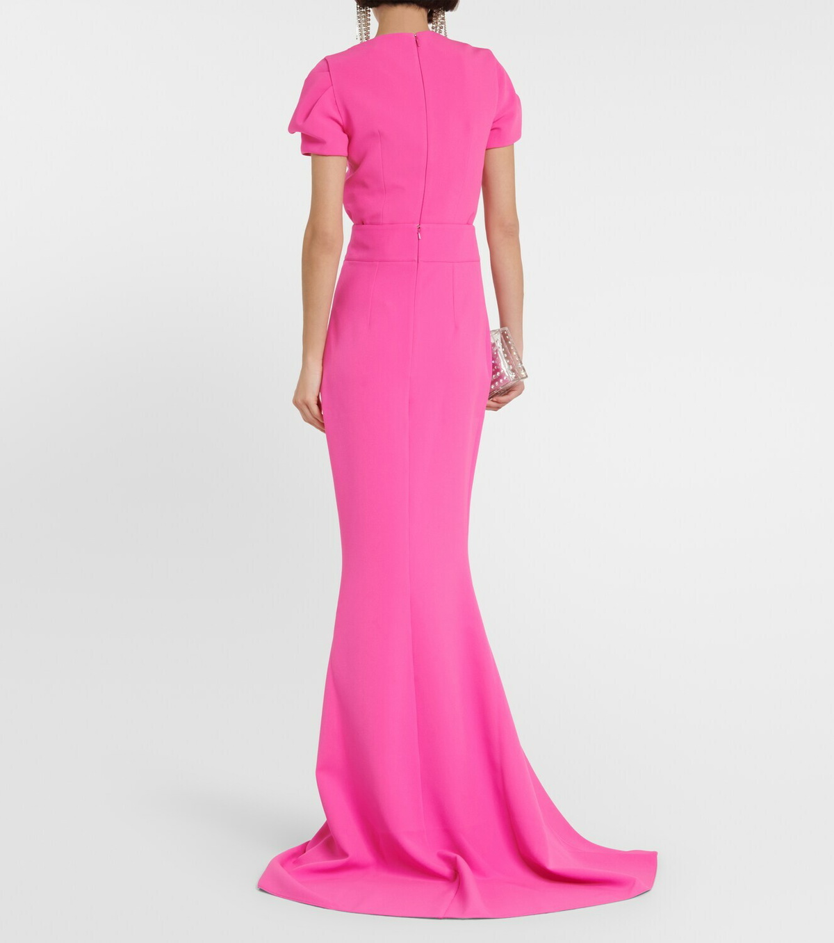 Safiyaa Gayeta high-rise crêpe maxi skirt