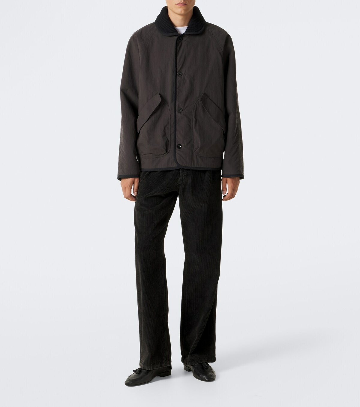 The Row Tobias cotton-blend jacket
