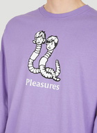 Mud Pigment Long Sleeve T-Shirt in Purple