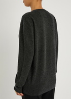 Toteme V-neck Cashmere Jumper Charcoal