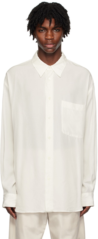 Photo: LEMAIRE White Relaxed Shirt