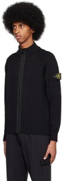 Stone Island Black Perforated Sweater