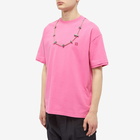 Ambush Men's Stoppers T-Shirt in Pink