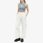 Calvin Klein Women's Monologo Rib Tank Top in Grey