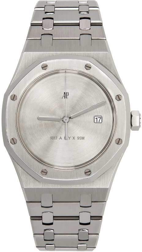 Photo: 1017 ALYX 9SM Silver MAD Paris Edition Customized Audemars Piguet Royal Oak Watch