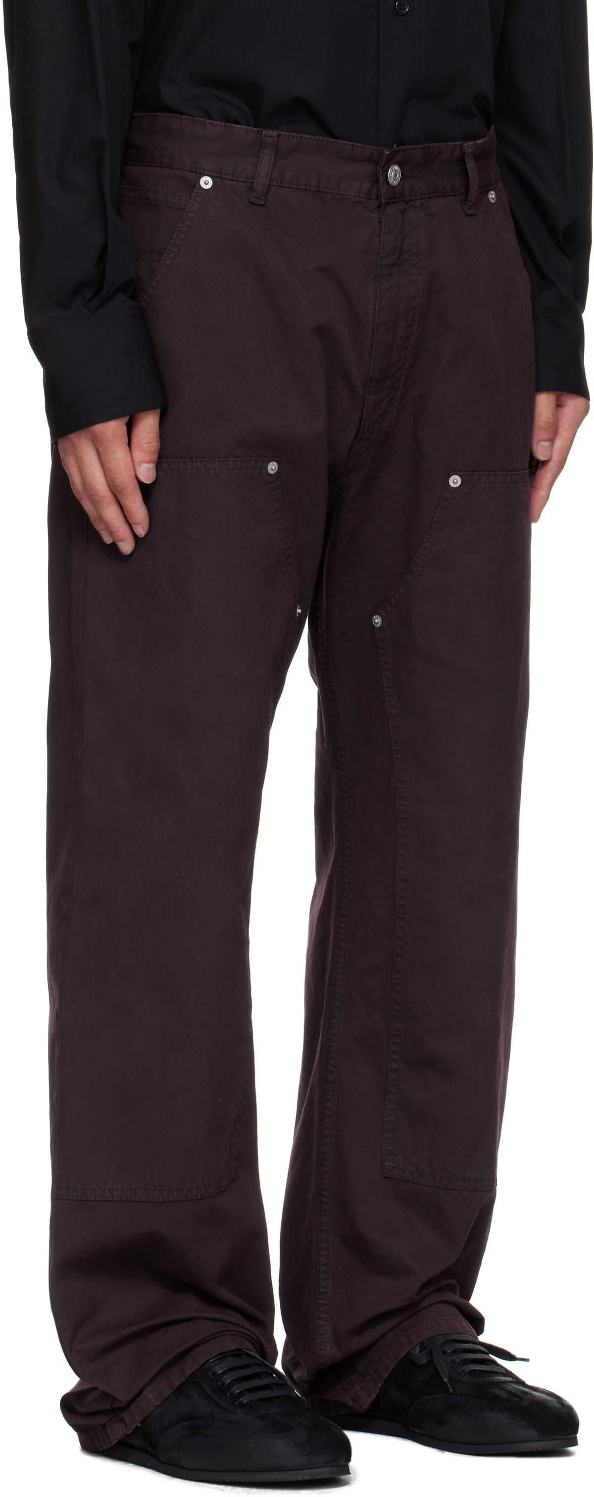 MM6 Maison Margiela Purple 5-Pocket Jeans