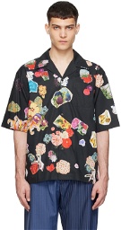 Marni Black Floral Shirt