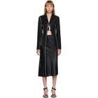Loewe Black Crystal Strap Blazer