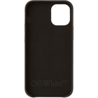 Off-White Black Blur Logo iPhone 12 Mini Case