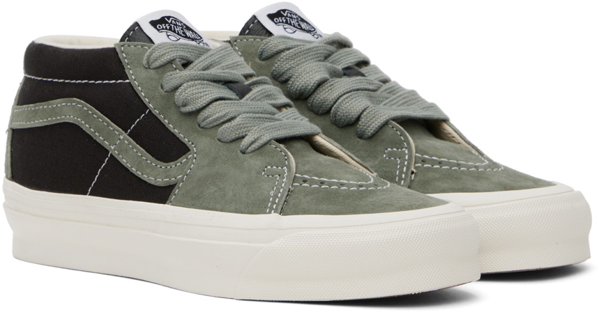Vans Green & Black Vault OG SK8-Mid LX Sneakers Vans