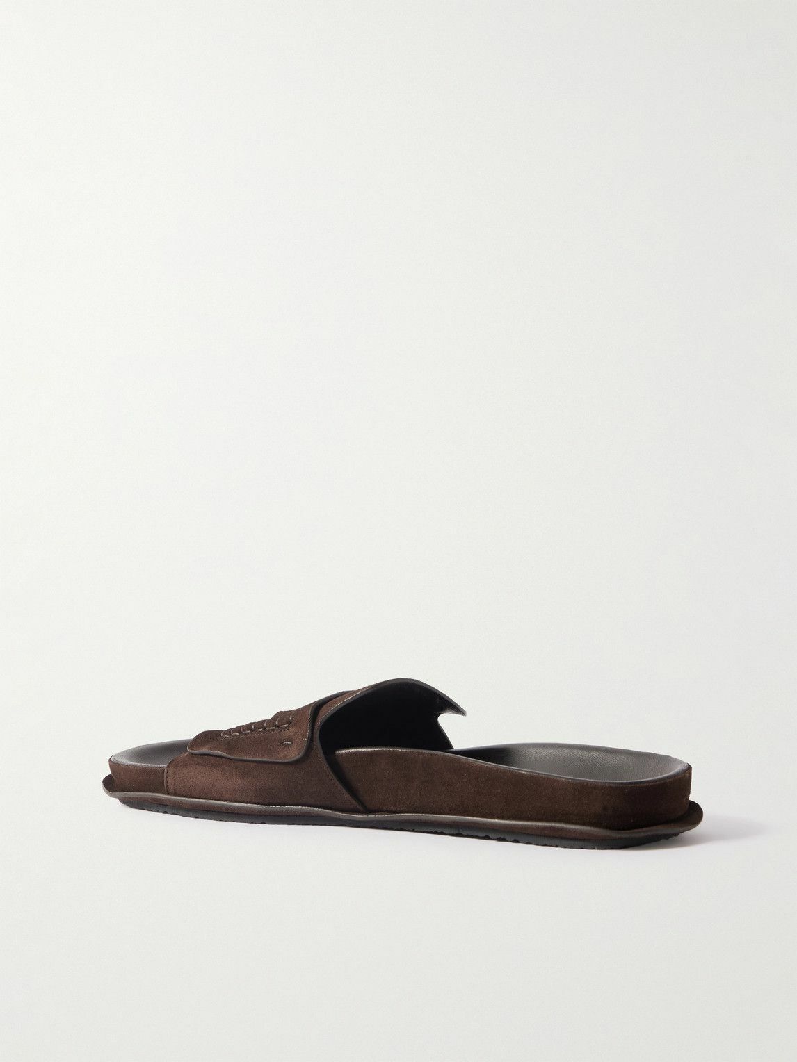 Jacquemus - Suede Slides - Brown