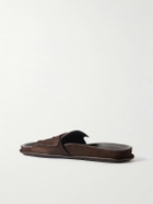 Jacquemus - Suede Slides - Brown