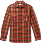 J.Crew - Checked Cotton-Flannel Shirt - Orange