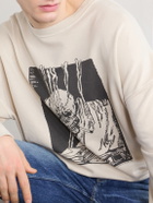 Our Legacy - Slack Printed Cotton-Blend Jersey Sweatshirt - Neutrals
