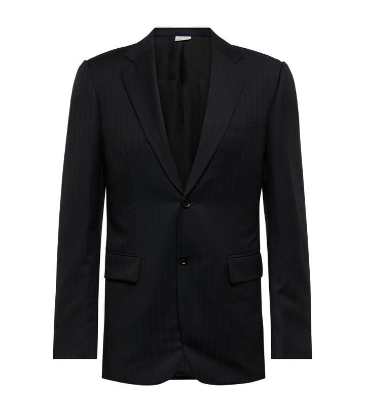 Photo: Comme des Garcons Homme Deux - Pinstripe wool and mohair blazer
