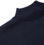 Kingsman - Cashmere Mock-Neck Sweater - Blue