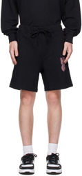 Hugo Black Graffiti Shorts