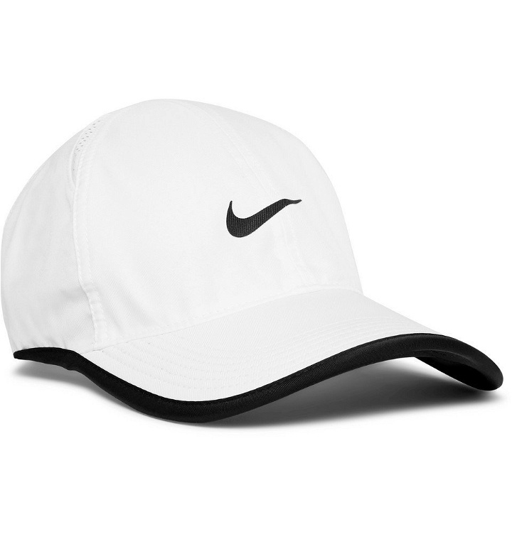 Photo: Nike Tennis - AeroBill Featherlight Dri-FIT Cap - White