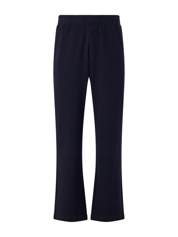 Photo: Mr P. - Cotton-Blend Jersey Sweatpants - Blue
