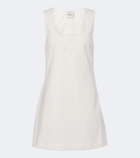 Posse Odette ramie and cotton minidress