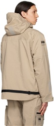 HH-118389225 Beige Arc Storm Jacket