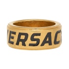 Versace Gold Medusa Band Ring