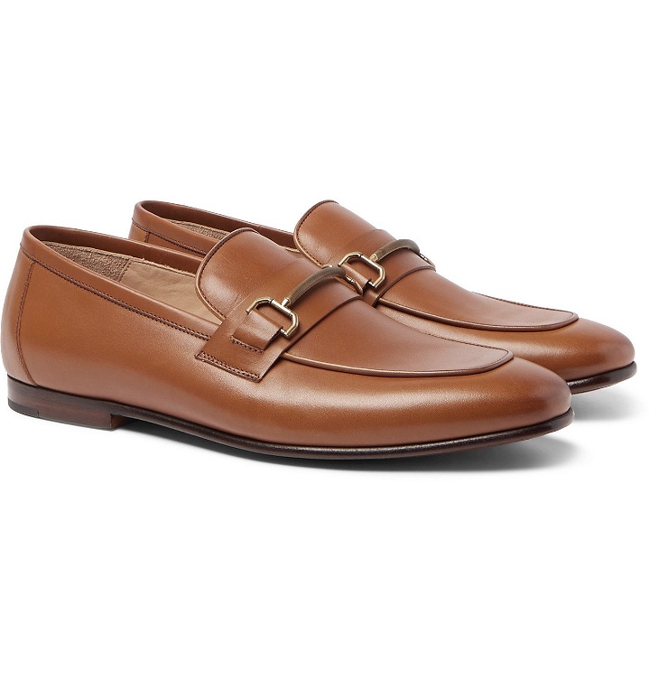 Photo: DUNHILL - Chiltern Leather Loafers - Brown