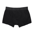 Off-White Three-Pack Black Stretch Boxers