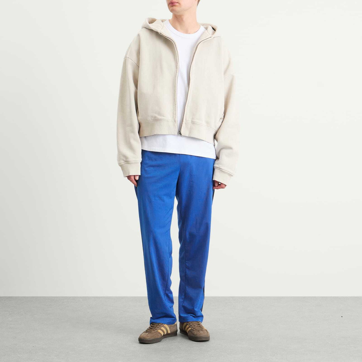 Adidas Firebird Track Pant in Blue/Black
