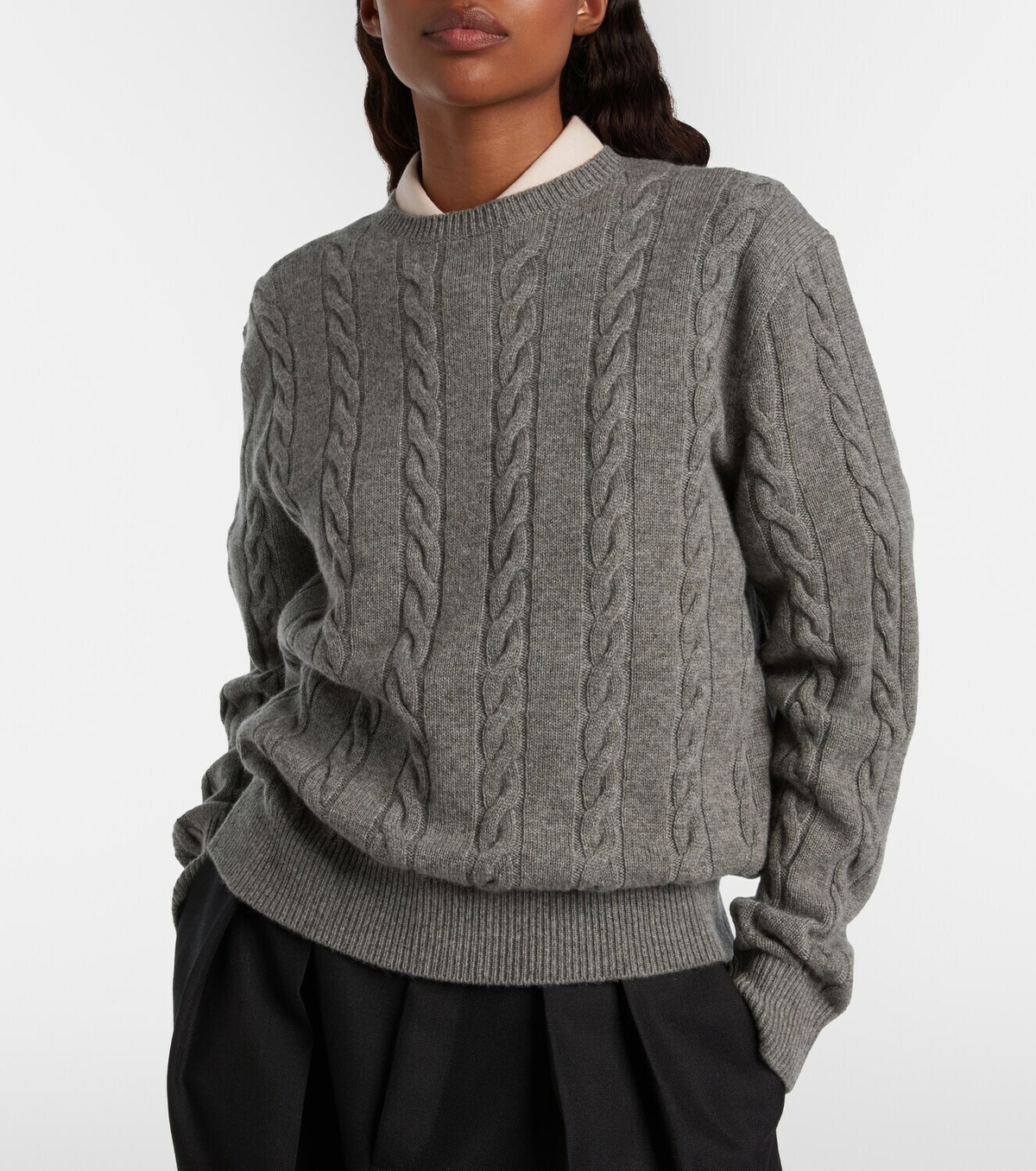 Loro Piana Cedar cable-knit cashmere sweater