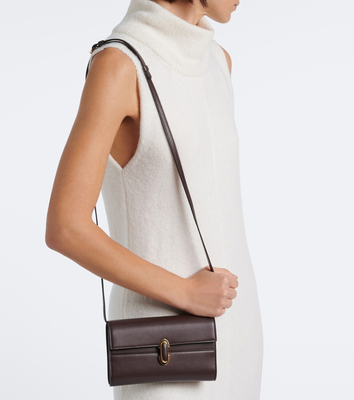 Savette Symmetry Mini leather crossbody bag