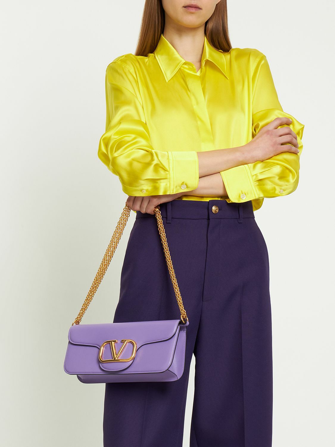 VALENTINO GARAVANI - Loco' Leather Shoulder Bag Valentino