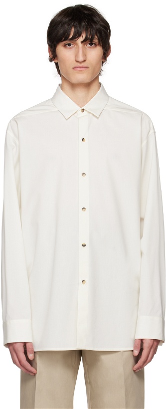 Photo: Fear of God Off-White Button Shirt