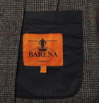Barena - Slim-Fit Checked Virgin Wool Blazer - Brown