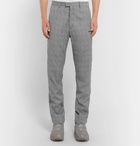 Vetements - Checked Wrinkled Woven Trousers - Men - Gray