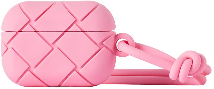 Photo: Bottega Veneta Pink Intreccio AirPods Pro Case