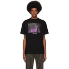 Palm Angels Black Night Vision Deer T-Shirt