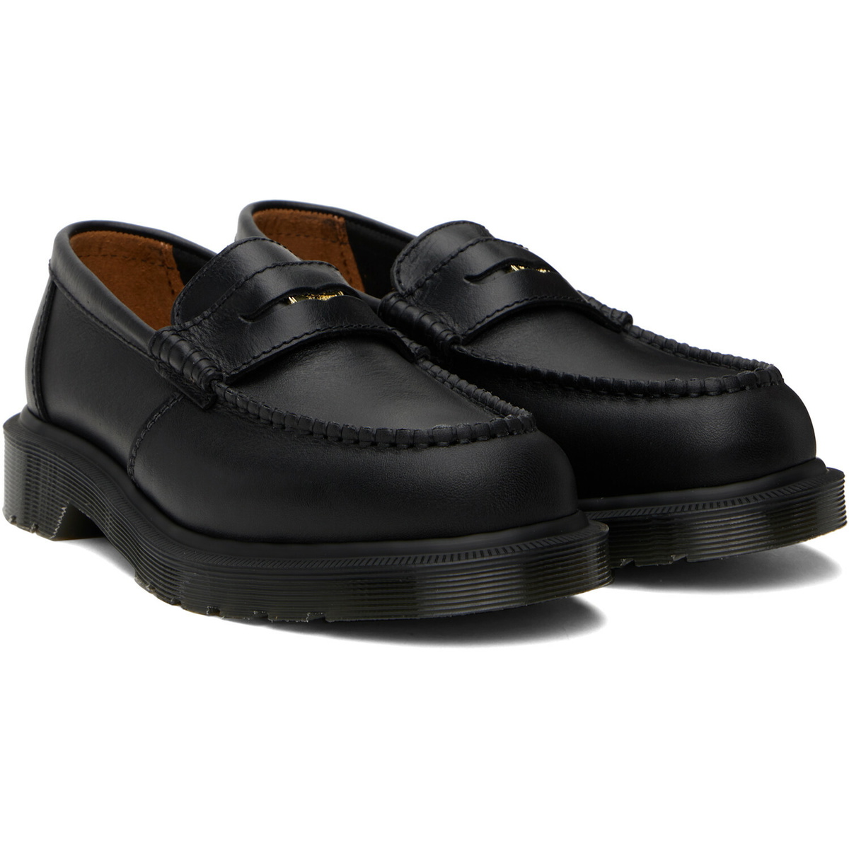 Dr. Martens Black Penton 'Made In England' Leather Loafers