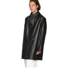 Kassl Editions Black Above The Knee Oil Coat