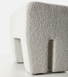 101 Copenhagen Sculpt bouclé stool