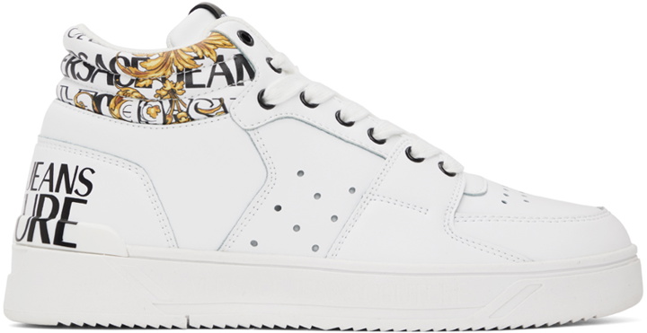 Photo: Versace Jeans Couture White Starlight High Sneakers