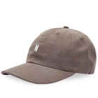 Norse Projects Men's Twill Sports Cap in Heathland Brown