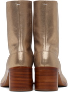 Maison Margiela Gold Tabi Ankle Boots