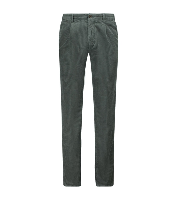 Photo: Incotex - Corduroy pleated pants