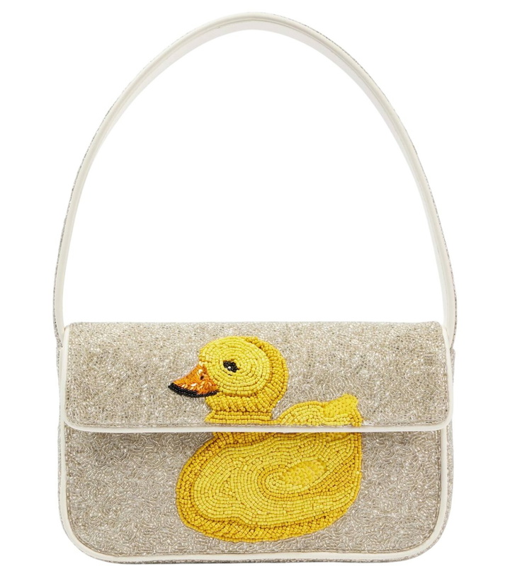 Photo: Staud Tommy beaded shoulder bag